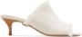 Filippa K 60mm frayed-edge canvas sandals White - Thumbnail 1