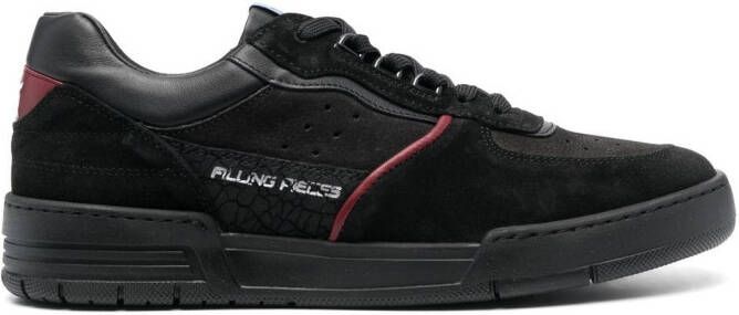 Filling Pieces leather lace-up sneakers Black