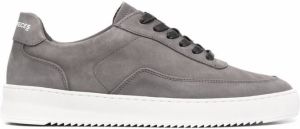 Filling Pieces leather low-top sneakers Grey