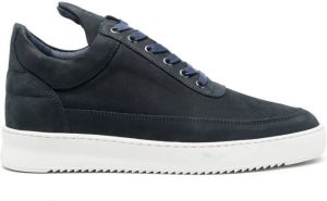 Filling Pieces low-top suede sneakers Blue