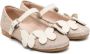 Florens butterfly-appliqué leather ballerina shoes Neutrals - Thumbnail 1