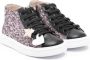 Florens glitter-detail lace-up sneakers Pink - Thumbnail 1