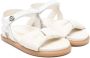 Florens glitter-detail leather sandals White - Thumbnail 1