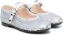 Florens sequinned buckled Ballerina shoes Silver - Thumbnail 1