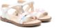 Florens star-patch leather sandals White - Thumbnail 1