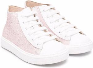 Florens two-tone high-top sneakers Pink