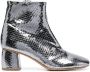 Forte 65mm metallic ankle boots Grey - Thumbnail 1