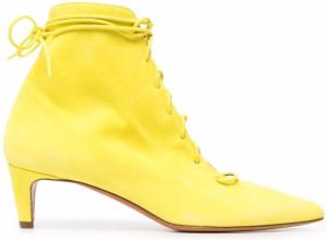 Forte ankle tie-fastening boots Yellow