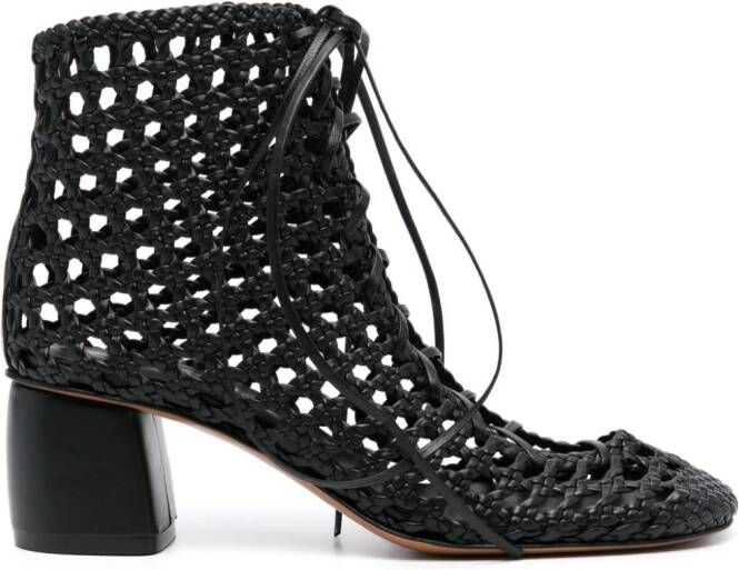 Forte braided ankle boots Black