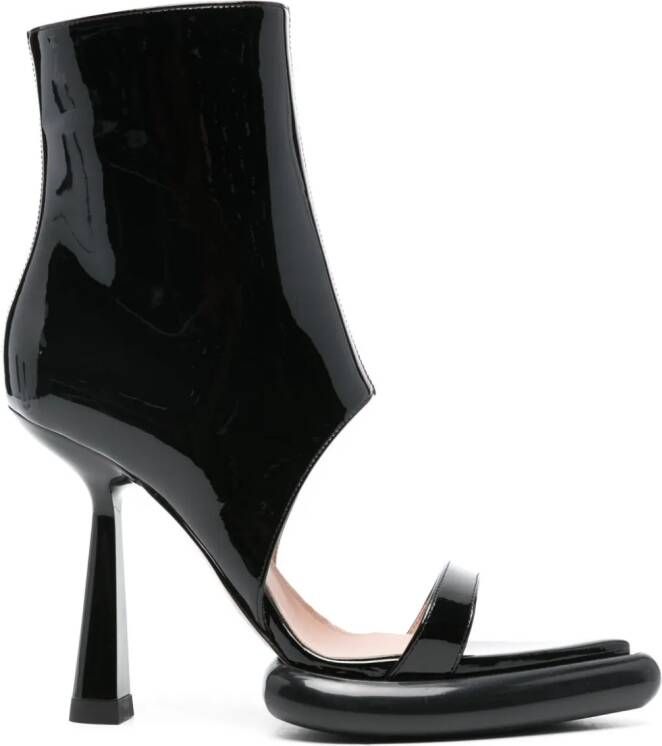Francesca Bellavita Alex 135mm sandals Black