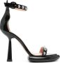 Francesca Bellavita Lilith 125mm leather sandals Black - Thumbnail 1