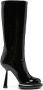 Francesca Bellavita Love 120mm patent leather boots Black - Thumbnail 1