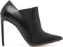 Francesco Russo 110mm pointed-toe leather boots Black - Thumbnail 1