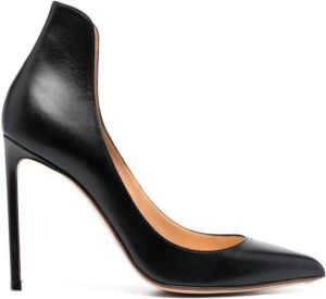 Francesco Russo high-heel pointed-toe pumps Black