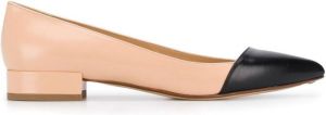 Francesco Russo pointed ballerina shoes Pink