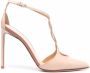 Francesco Russo pointed patent leather pumps Neutrals - Thumbnail 1