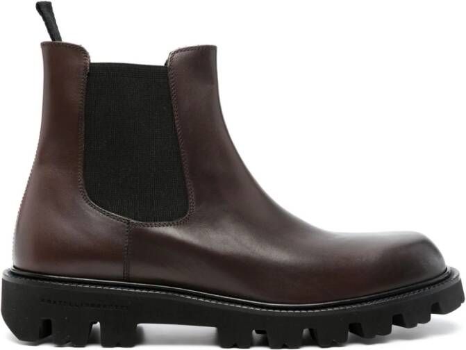 Fratelli Rossetti ankle-length leather chelsea boots Brown