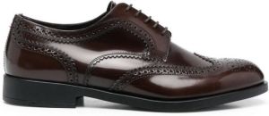 Fratelli Rossetti lace-up calf leather brogues Brown