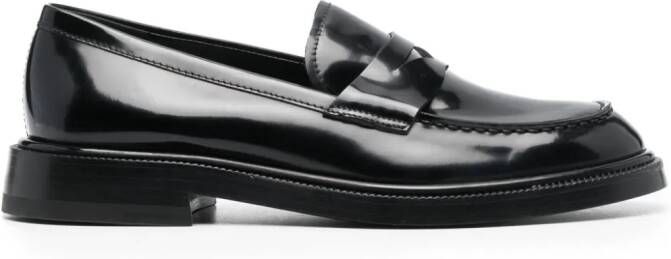 Fratelli Rossetti Penny leather loafers Black