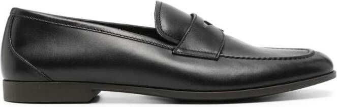 Fratelli Rossetti penny-slot leather loafers Black