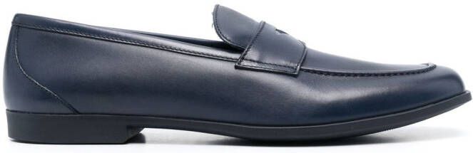 Fratelli Rossetti slip-on leather penny loafers Blue