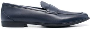 Fratelli Rossetti slip-on leather penny loafers Blue