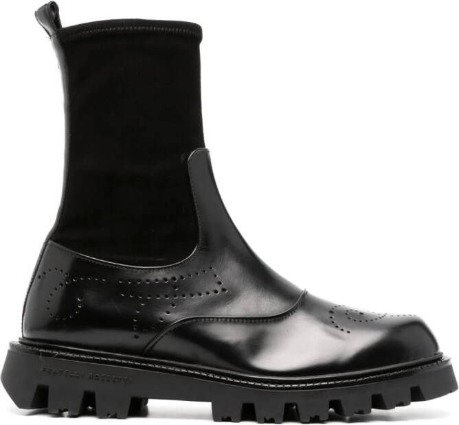 Fratelli Rossetti Stivaletti leather boots Black