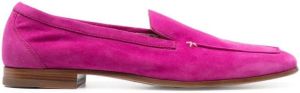 Fratelli Rossetti suede leather loafers Pink