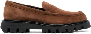 Fratelli Rossetti suede slip-on loafers Brown