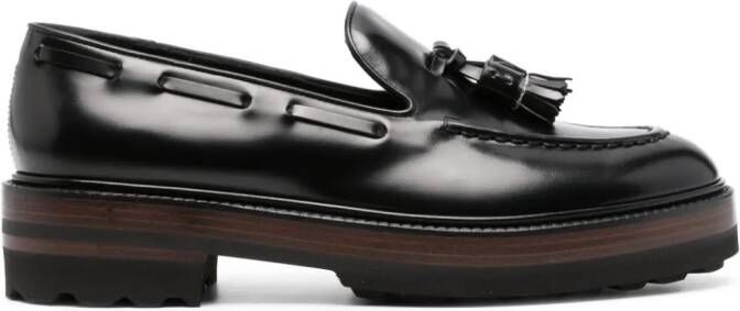 Fratelli Rossetti tassel-detail leather loafers Black