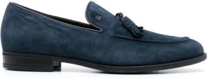 Fratelli Rossetti tassel-detail suede loafers Blue