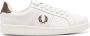 Fred Perry embroidered-logo leather sneakers White - Thumbnail 1