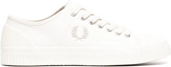 Fred Perry Low Hughes canvas sneakers White