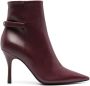 Furla 100mm pointed-toe ankle boots Red - Thumbnail 1