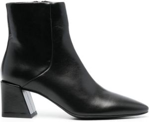 Furla 55mm leather ankle boots Black
