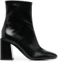 Furla 85mm block-heel leather ankle boots Black - Thumbnail 1