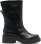 Furla Attitude leather mid-calf boots Black - Thumbnail 1