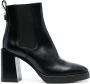 Furla Greta 90mm leather Chelsea boots Black - Thumbnail 1