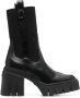 Furla ridged 95mm block-heel boots Black - Thumbnail 1