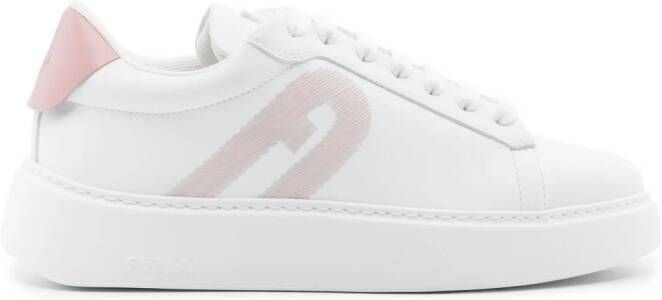Furla Sport leather sneakers White