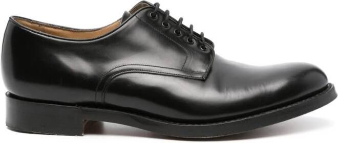 FURSAC brushed leather Derby shoes Black