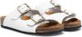 Gallucci Kids bucked leather sandals White - Thumbnail 1