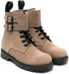Gallucci Kids buckle-strap ankle boots Neutrals