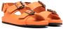 Gallucci Kids buckled flat sandals Orange - Thumbnail 1