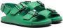 Gallucci Kids buckled leather sandals Green - Thumbnail 1
