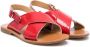Gallucci Kids buckled two-tone sandals Red - Thumbnail 1