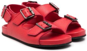 Gallucci Kids double-buckle sandals Red