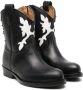 Gallucci Kids embroidered Western-style boots Black - Thumbnail 1