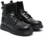 Gallucci Kids lace-up leather ankle boots Black - Thumbnail 1