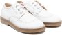 Gallucci Kids lace-up leather brogues White - Thumbnail 1